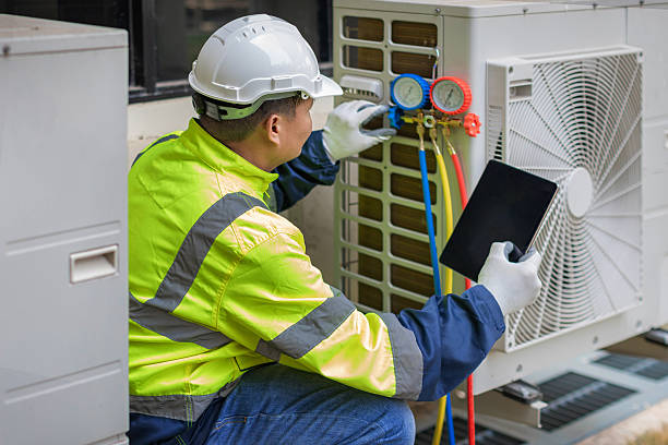 Professional Air Duct Cleaning technician working in Earleville, MD